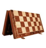 Jeu d’Échecs en Bois Pliable