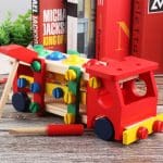 Jeu de Construction en Bois Camion