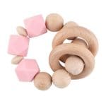 hochet-en-bois-simple-rose