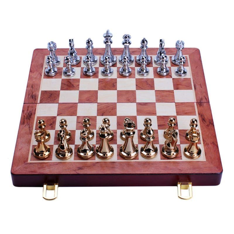 Jeu d’Échecs en Bois Moderne