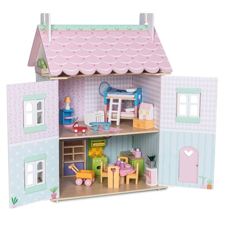 howa Maison de poupées pour poupées à habiller jusqu’à 30 cm avec ensemble de 19 meubles en bois 70103 howa Maison de poupées pour poupées à habiller jusqu’à 30 cm avec ensemble de 19 meubles en bois 70103