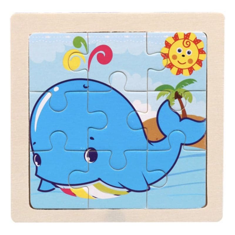 Puzzle en Bois Baleine