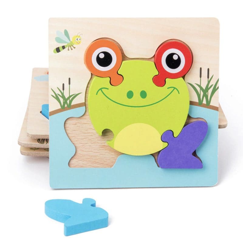Puzzle en Bois Grenouille