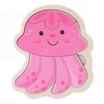 Puzzle en Bois Méduse