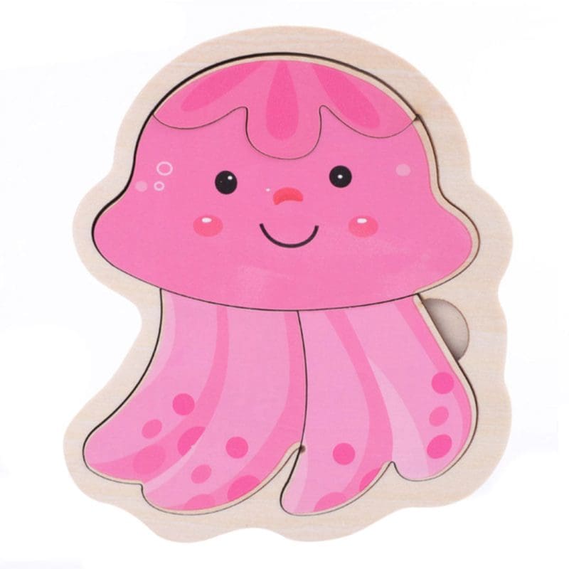 Puzzle en Bois Méduse